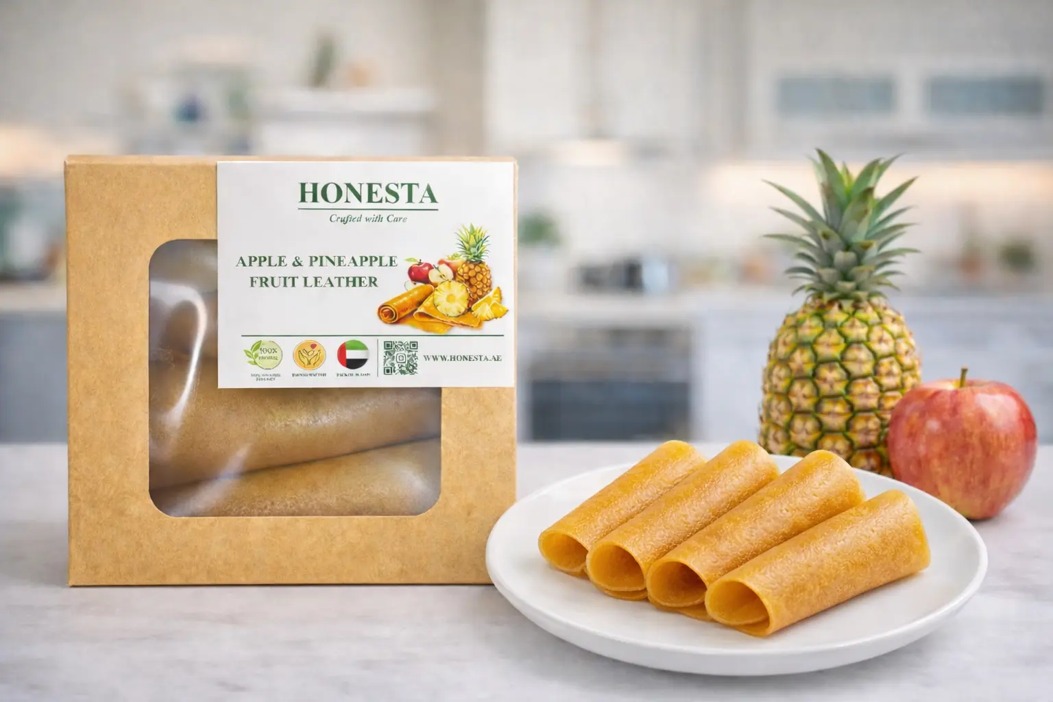 Apple & Pineapple Fruit Leather